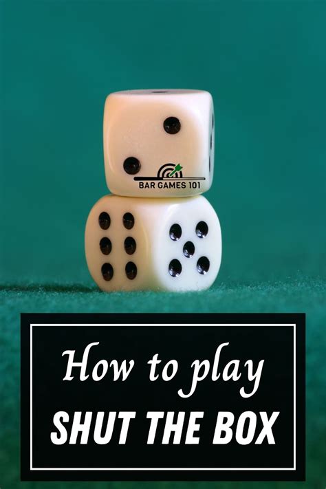 clackers dice game|How To Play Shut The Box .
